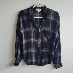 Cloth & Stone Plaid Button Up